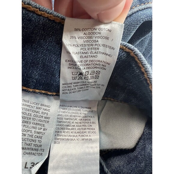 Lucky Brand Jeans Mens 32x30 Blue 223 Straight Fit Stretch Medium Wash Denim - Picture 8 of 13